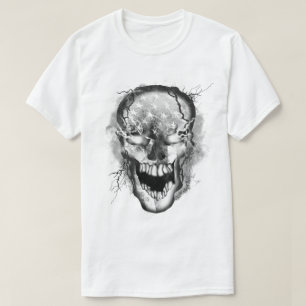 T-shirt Skull Warrior USA