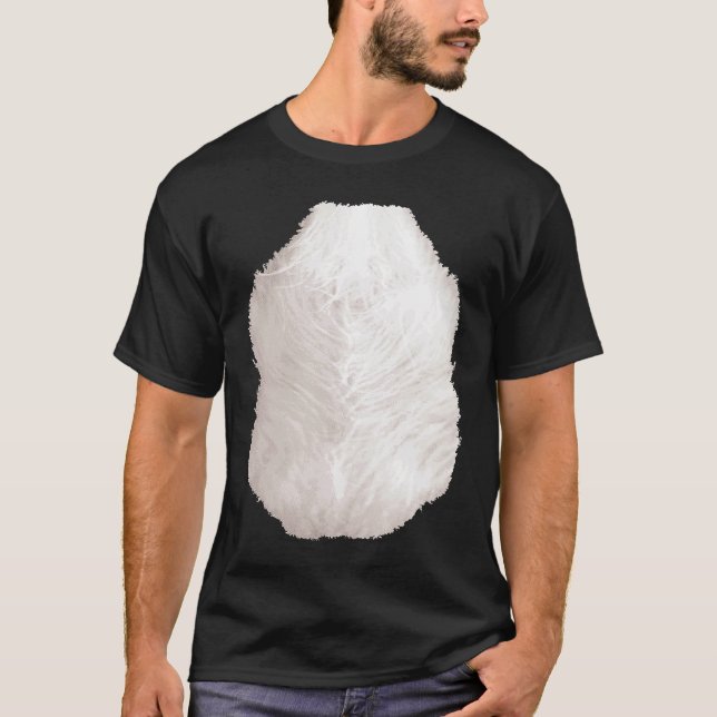 T-shirt Skunk Raccoon Souris Poitrine de ventre Cheveux Ph (Devant)