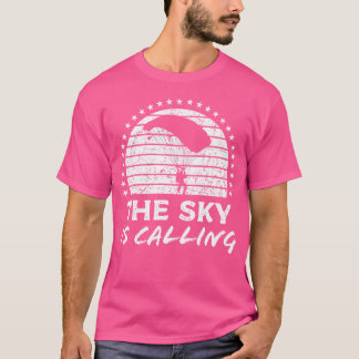 T-shirt Sky Diver Retro Skydiving Parachute Jumper