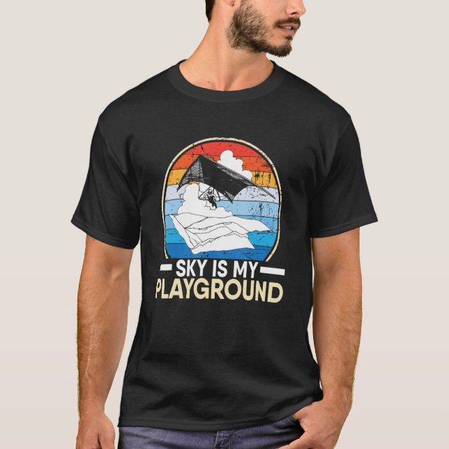 T-shirt Sky Is My Playground Tandem Flight Paragliders (Devant)