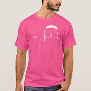 T-shirt Skydive Cardiver Skydive Ekg Pulse Jum