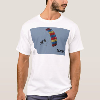 T-shirt skydive-parachute-nuages, SKYDIVE