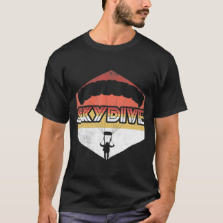T-shirt Skydive Plongée Pour Parachutistes