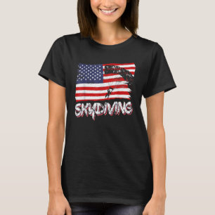 T-shirt Skydiver Parachute Skydiver Parachutiste États-Uni