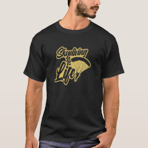 T-shirt Skydiving Est Life Sky Diving