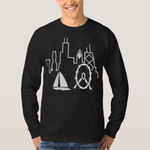T-shirt Skyline Chicago