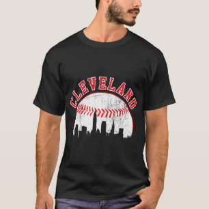 T-shirt Skyline Cleveland Baseball