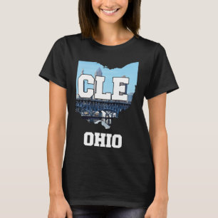 T-shirt Skyline de Cleveland Ohio City