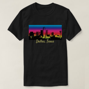 T-shirt Skyline de Dallas Texas City