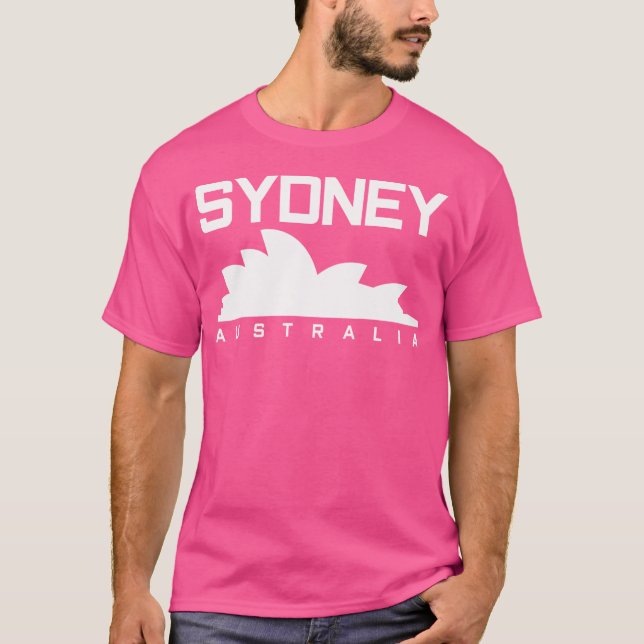 T-shirt Skyline de l'opéra Sidney (Devant)