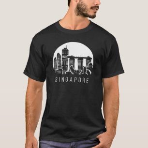 T-shirt Skyline de Singapour