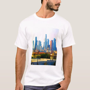 T-shirt Skyline du centre-ville de Los Angeles