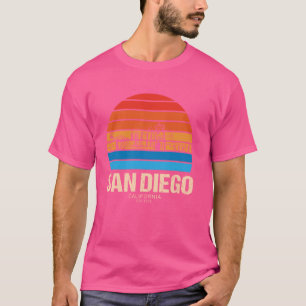 T-shirt Skyline rétro de San Diego City
