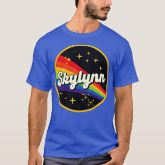 T-shirt Skylynn Arc-en-ciel dans l'espace Style Vintage