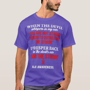T-shirt SLA Je Suis La Tempête Dans Cette Famille Personne