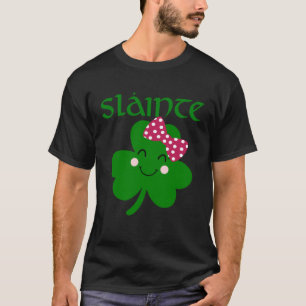 T-shirt Slainte Irlandais salue la bonne santé St Paddys D