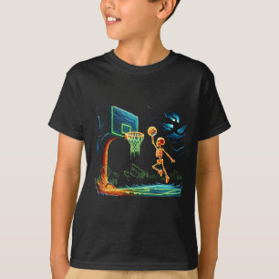 T-shirt Slam Dunk Hoop Basketball Halloween Hommes Fans