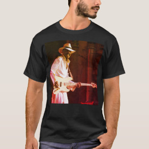 T-shirt Slap Bass Master Larry Graham de la flamme de pier