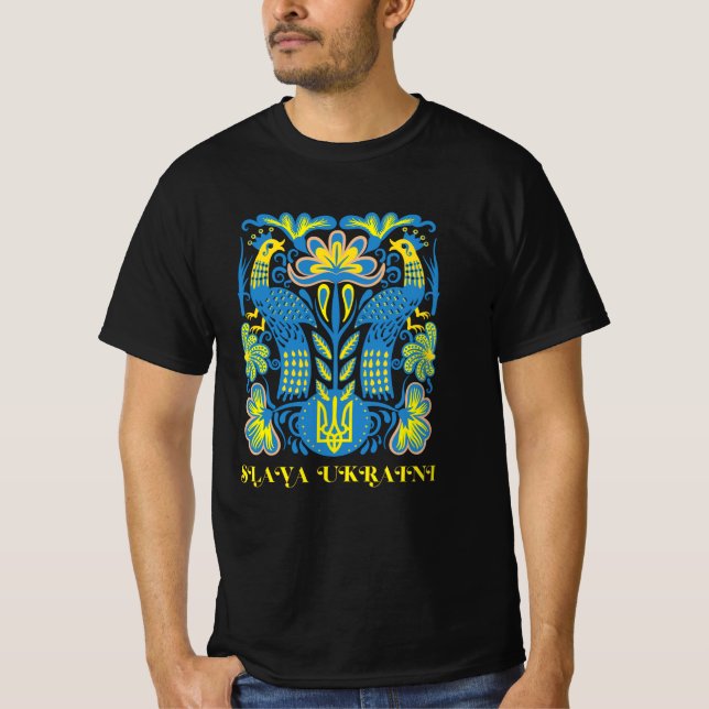 T-shirt Slava Ukraini (Devant)