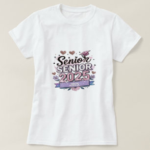 T-shirt Slayin' Senior 2025 - Jolie chemise de graduation