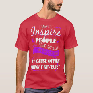 T-shirt SLE Sensibilisation Lupus Butterfly Rash Cure Purp
