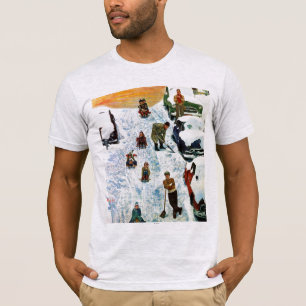 T-shirt Sledding et creuser