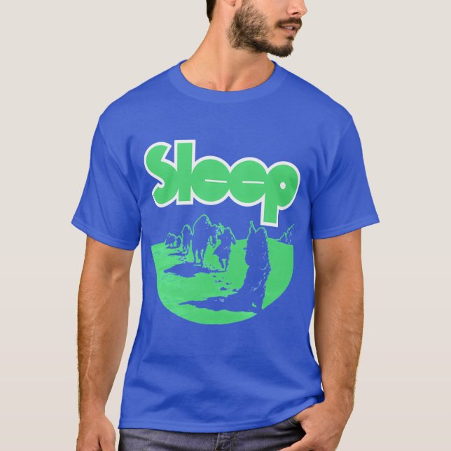 T-shirt Sleep Band Merch retro (Devant)