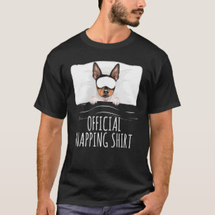 T-shirt Sleeping Dog Toy Fox Terrier Official Napping 1