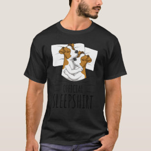T-shirt Sleeping Jack Russell Terrier Pyjamas Officiel