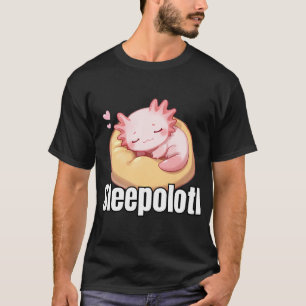 T-shirt Sleepolotl – Conception d'Axolotl Dormant Mignon