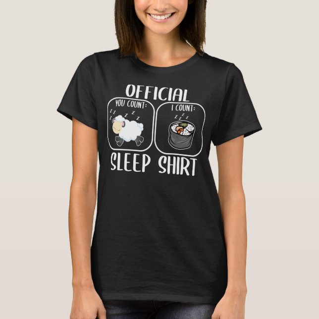 T-shirt Sleepshirt de Sheep Sushi (Devant)