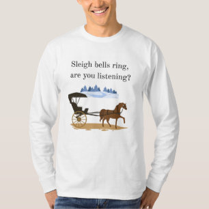 T-shirt Sleigh Bells Ring Horse Carrie