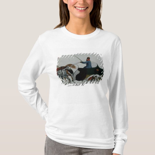 T-shirt Sleigh hippomobile (Devant)