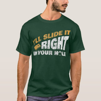 T-shirt Slide Cornhole Dans Votre Trou Jeu Drôle