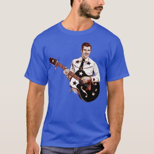 T-shirt Slim Whitman Illustration de Paul Cemmick