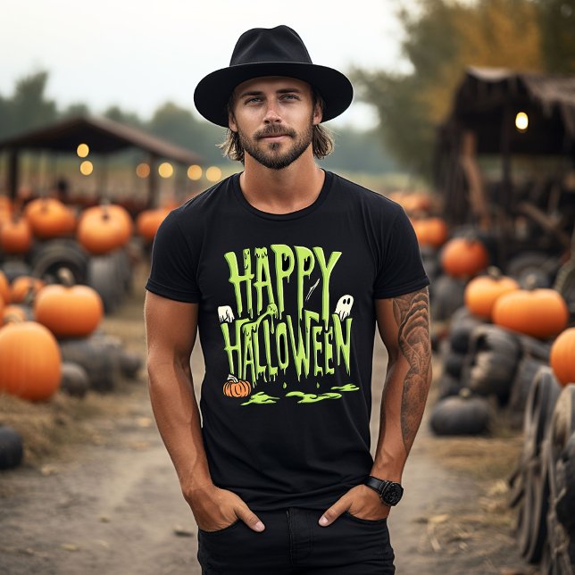 T-shirt Slime Vert Joyeux Halloween (Créateur téléchargé)
