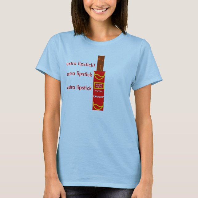 T-shirt SlimJim, rouge à lèvres supplémentaire ! (Devant)