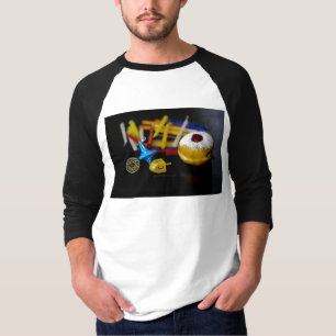T-shirt SlipperyJoe nature morte symbolique de Hanukkah fê