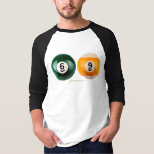 T-shirt SlipperyJoe's 69 table de billard dur deux billiar