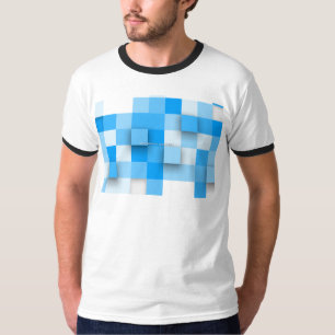 T-shirt SlipperyJoe's carré artwork mosaïque moderne trois
