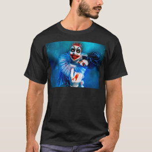 T-shirt SlipperyJoe's clown tenue artistique Happy Hallowe