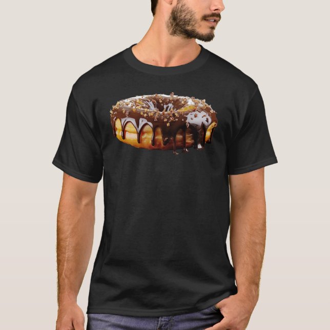 T-shirt SlipperyJoe's décadent beignet couvert d'épais bri (Devant)