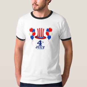 T-shirt SlipperyJoe's fête d'indépendance du 4 juillet cla