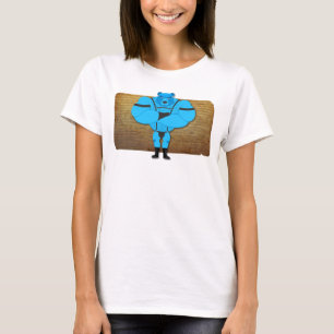 T-shirt SlipperyJoe's gay muscle ours dessin animé thong l