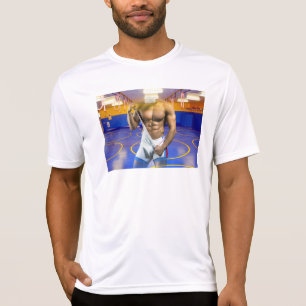 T-shirt SlipperyJoe's homme musclé bosse abdos six-pack sa