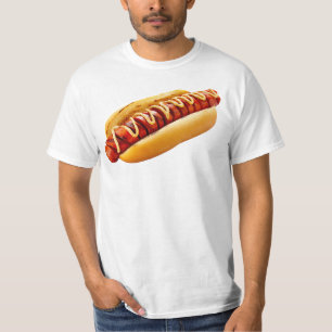 T-shirt SlipperyJoe's hot dog ambiance estivale BBQ niché