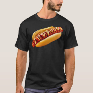 T-shirt SlipperyJoe's hot dog ambiance estivale BBQ niché