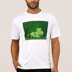 T-shirt SlipperyJoe's Saint Patrick's Day trèfle à trois f