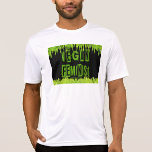 T-shirt SlipperyJoe's veganisme féministe attention-grabbi