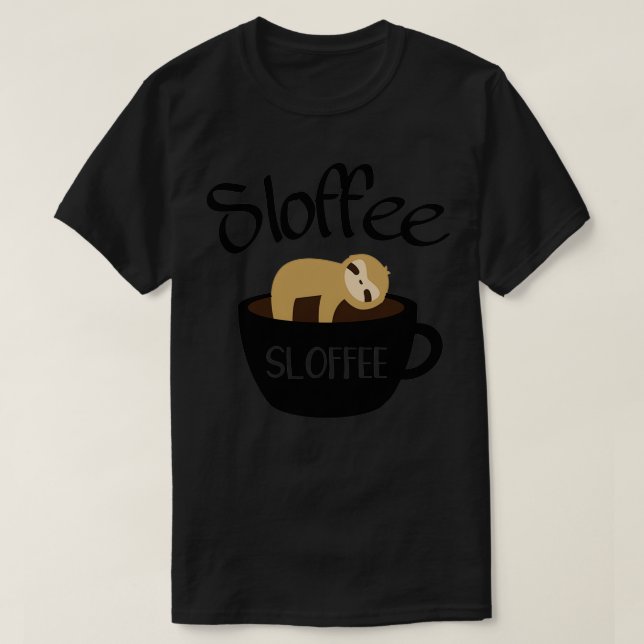 T-shirt Sloffee s Sloffee pour les femmes Sloffee pour les (Design devant)